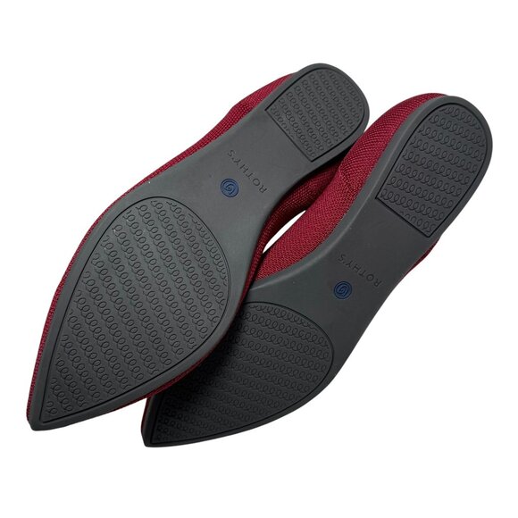 Rothy’s The Point Burgundy Red Flats size 9 Lk Nw! - Picture 9 of 9